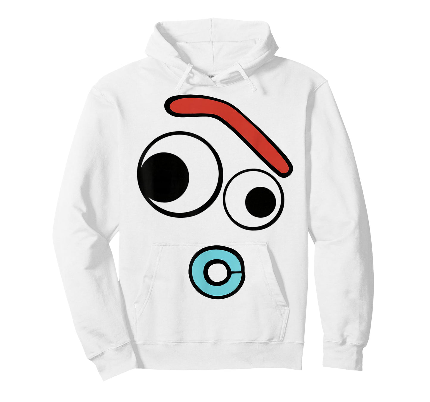 Disney Pixar Toy Story 4 Forky Large Surprised Face T-Shirt