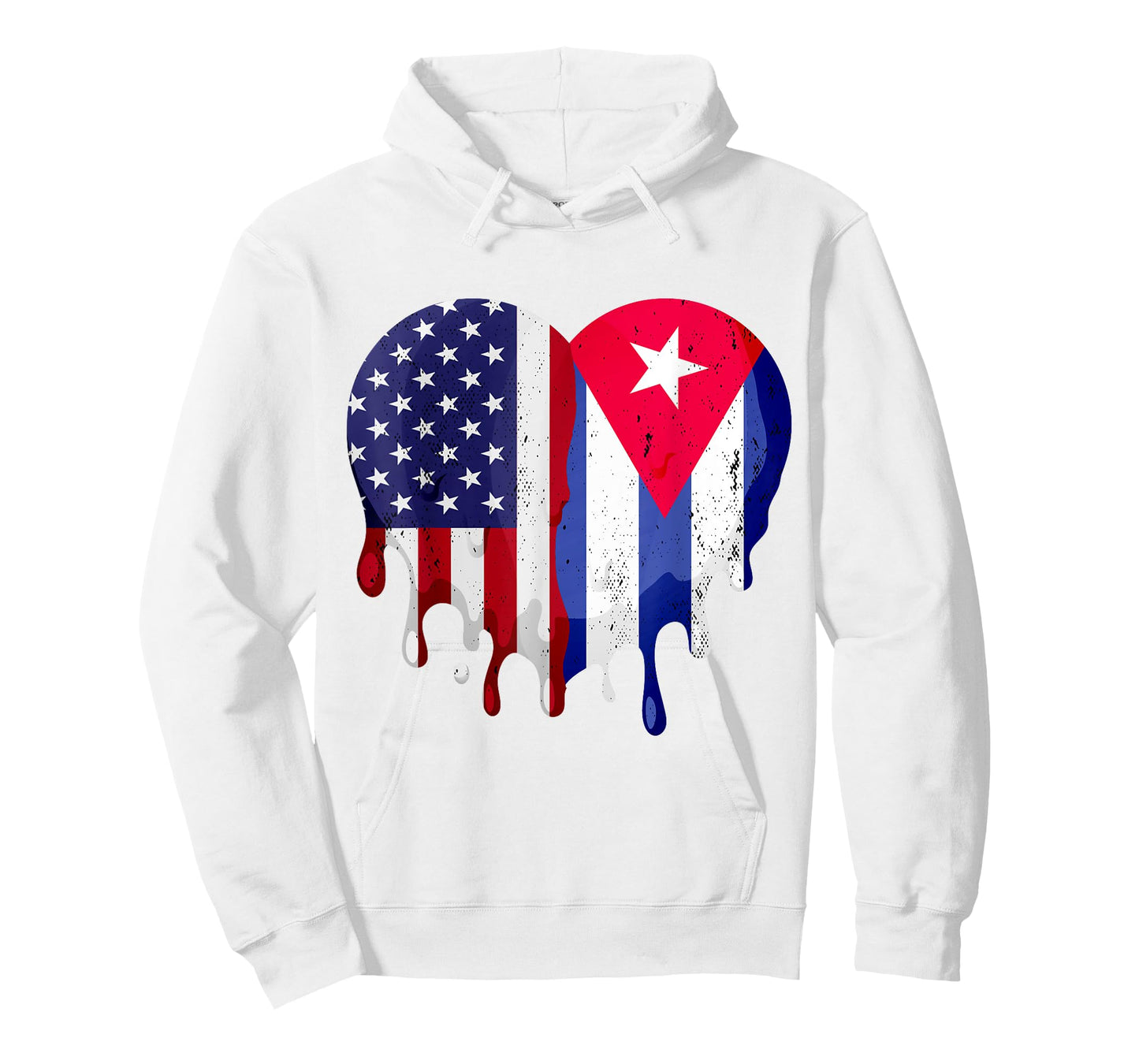 American Cuban Hispanic Heritage Month Cuba Flag Heart T-Shirt