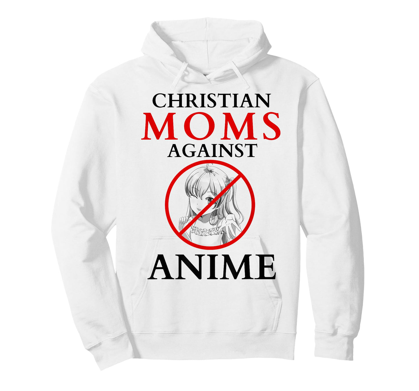 Christian moms against anime funny T-Shirt