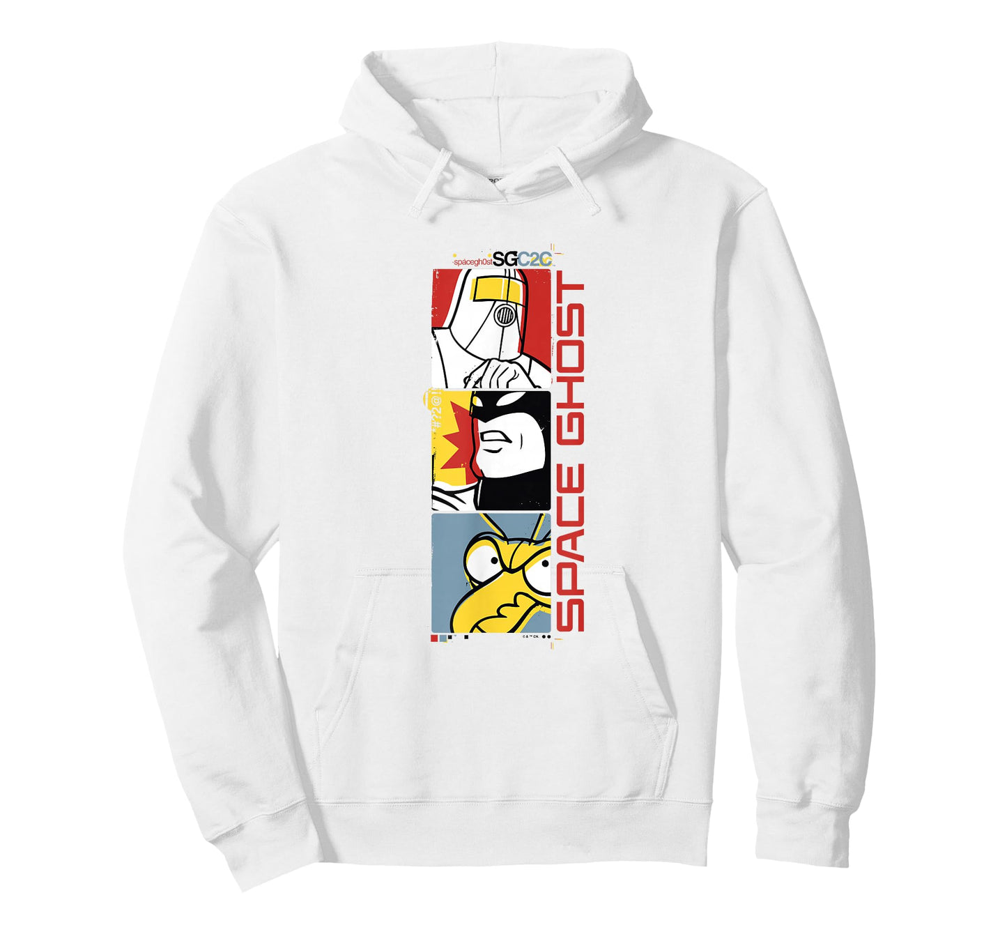 Space Ghost Coast to Coast Vertical Villains Faded Box Up T-Shirt