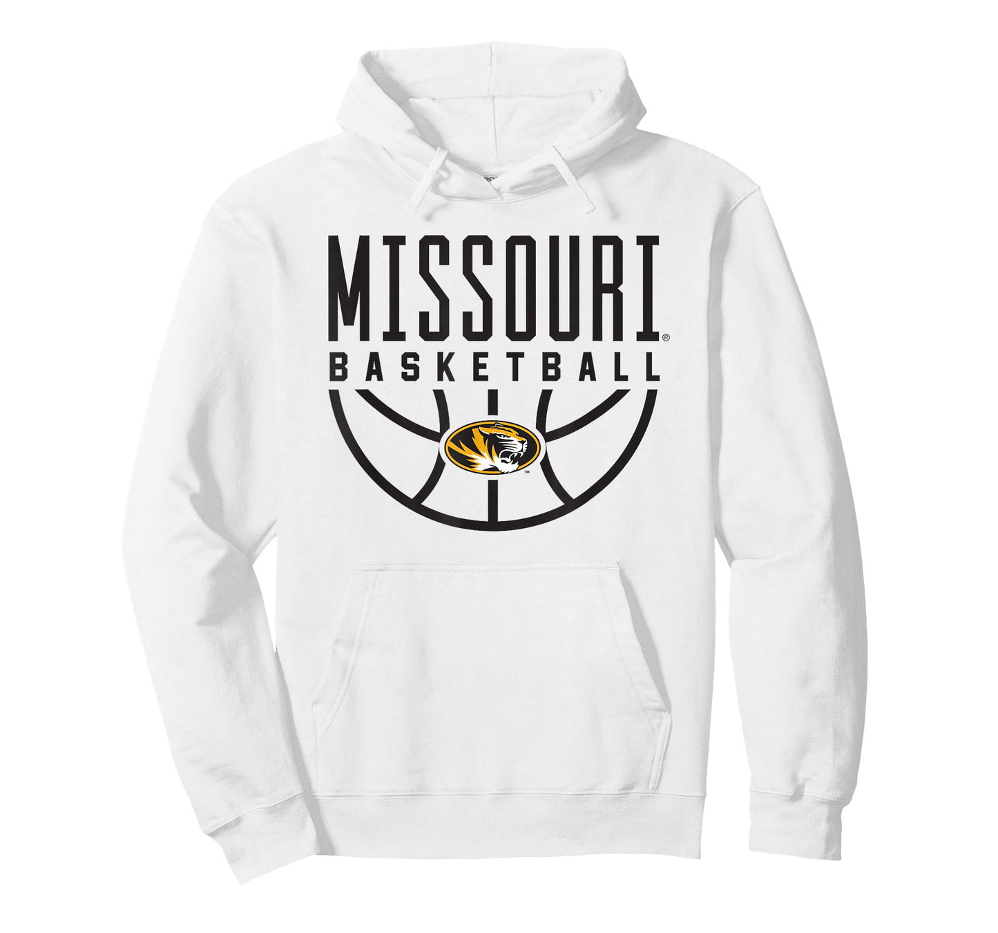 University of Missouri Mizzou Tigers Basketball Arch T-Shirt