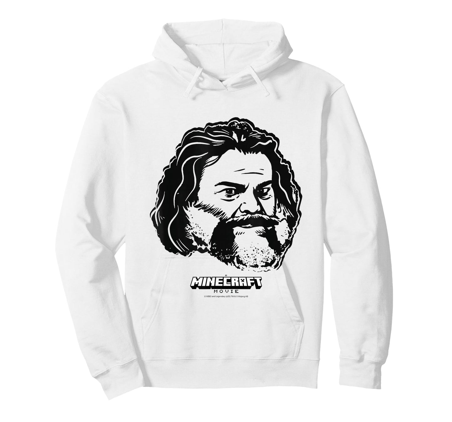 A Minecraft Movie Steve Big Face Face Outline Logo T-Shirt