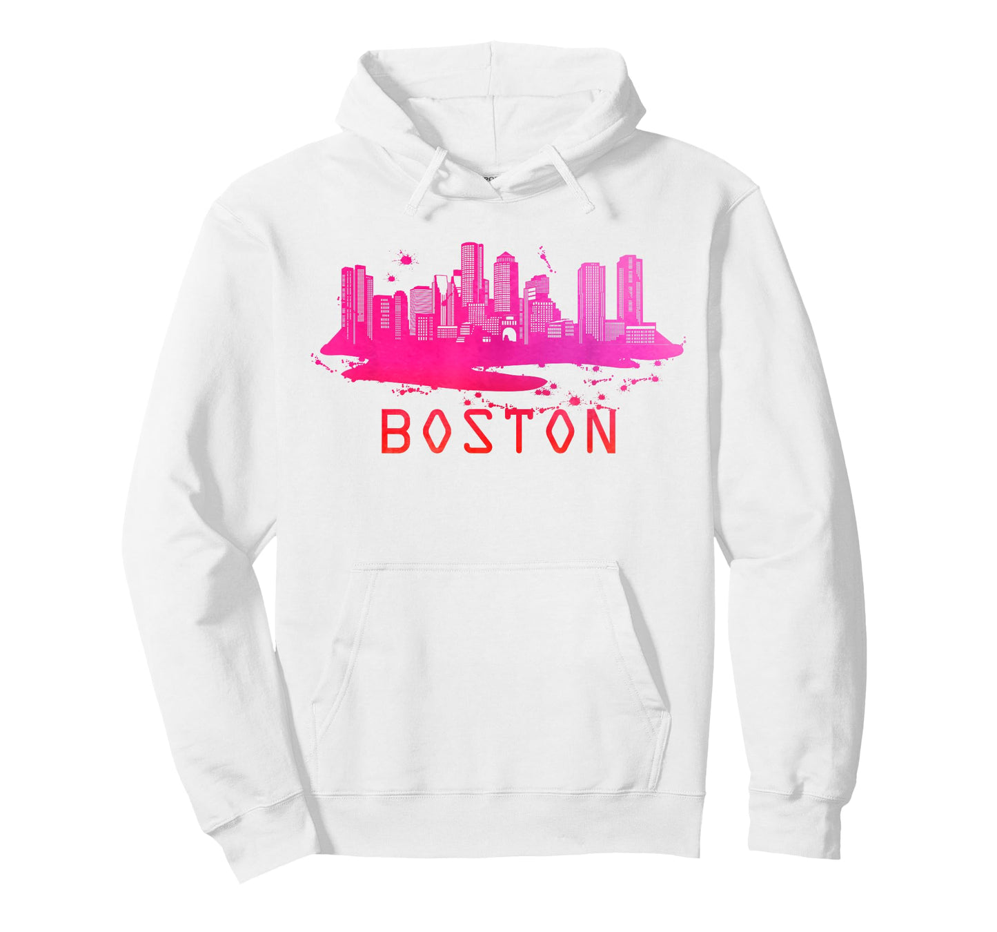 Modern Boston Cityscape - Boston Massachusetts Skyline T-Shirt