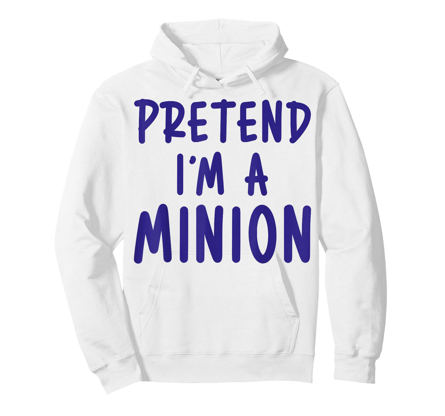 Pretend I'm Minion Costume Family Lazy Easy Halloween T-Shirt