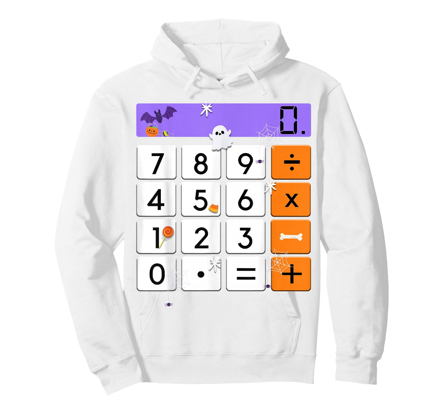 Funny Math Teacher Halloween Costume Calculator Math Pun T-Shirt