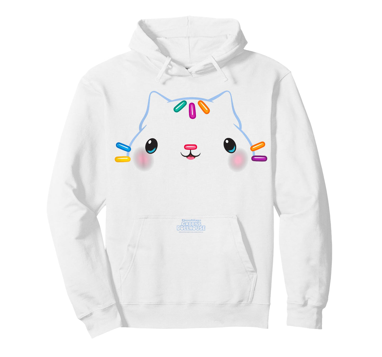 DreamWorks Gabby's Dollhouse Cakey Cat Big Face Halloween T-Shirt