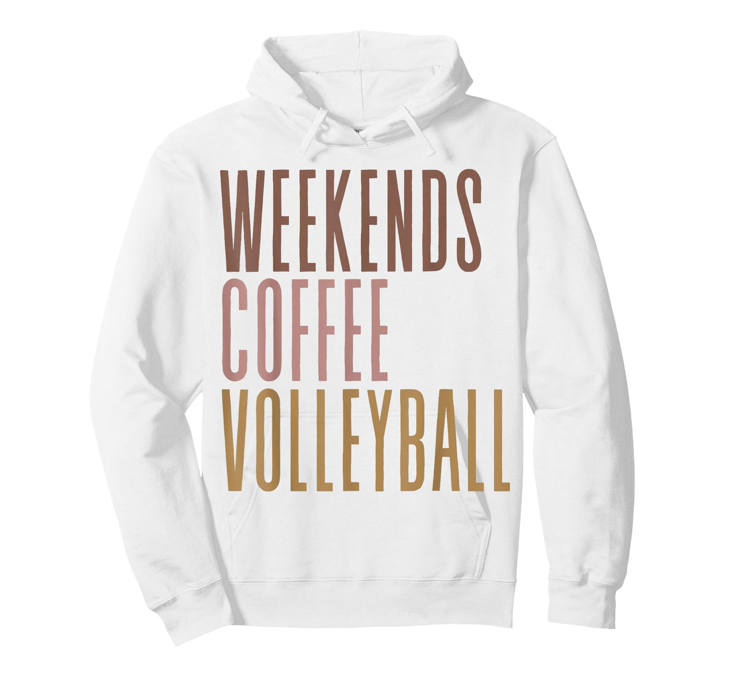 Weekend Coffee Volleyball T-Shirt