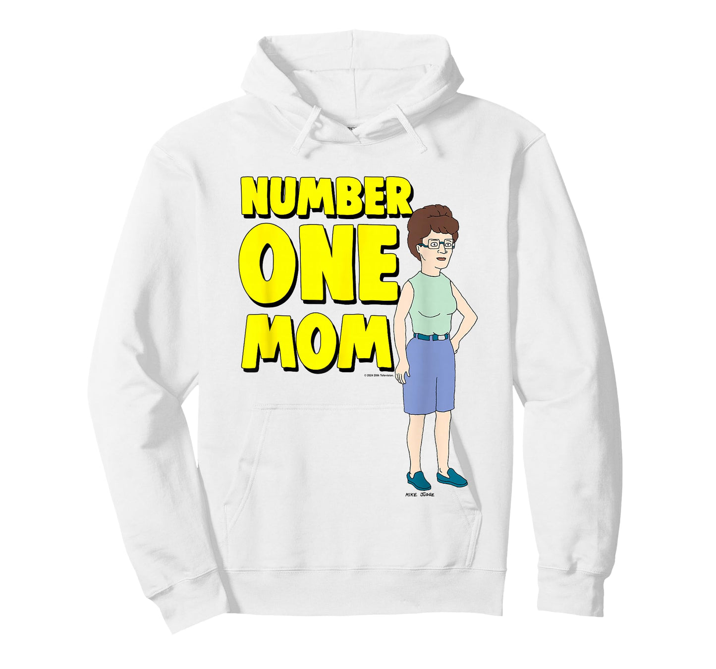 King of The Hill Mother's Day Number One Mom Peggy Big Logo T-Shirt