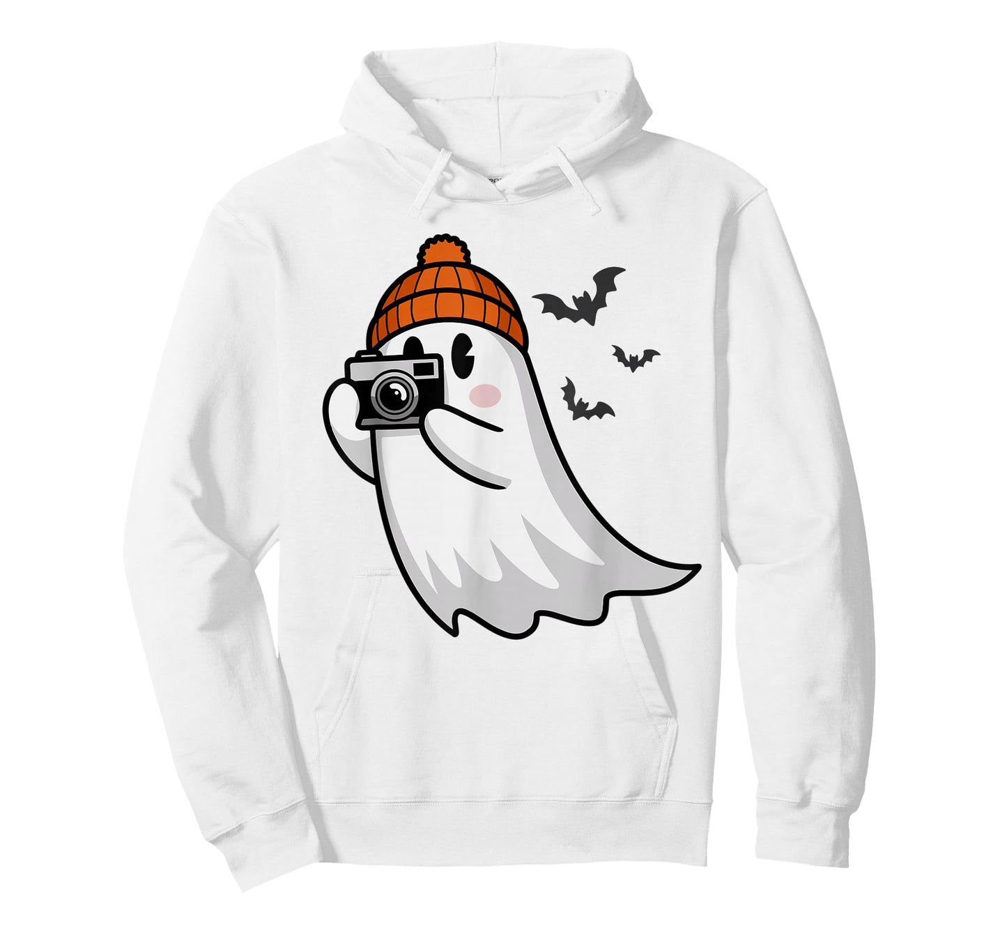 Funny Ghost Photography Camera Spooky Halloween Photographer T-Shirt