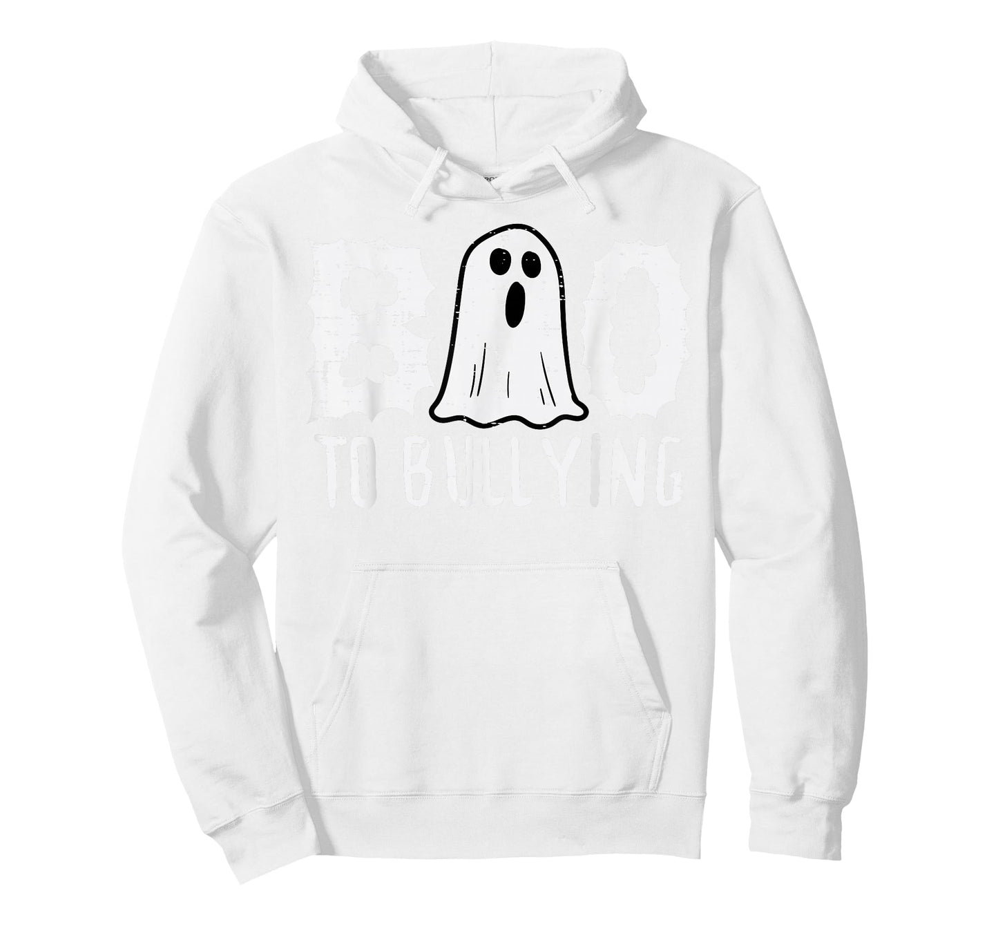 Boo To Bullying Ghost Cute Unity Day Orange Halloween Kids T-Shirt