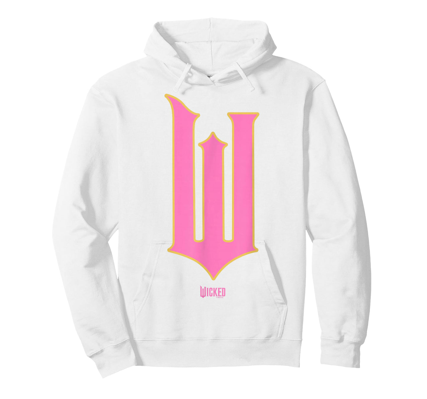 Wicked Movie W Logo Pink Goes Good with Green T-Shirt