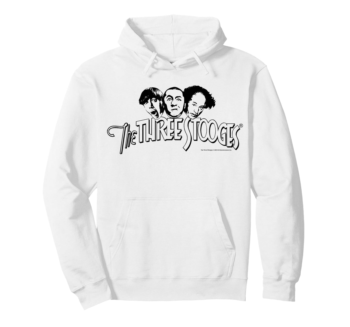 TTS- The Three Stooges Head Logo: Dark T-Shirt