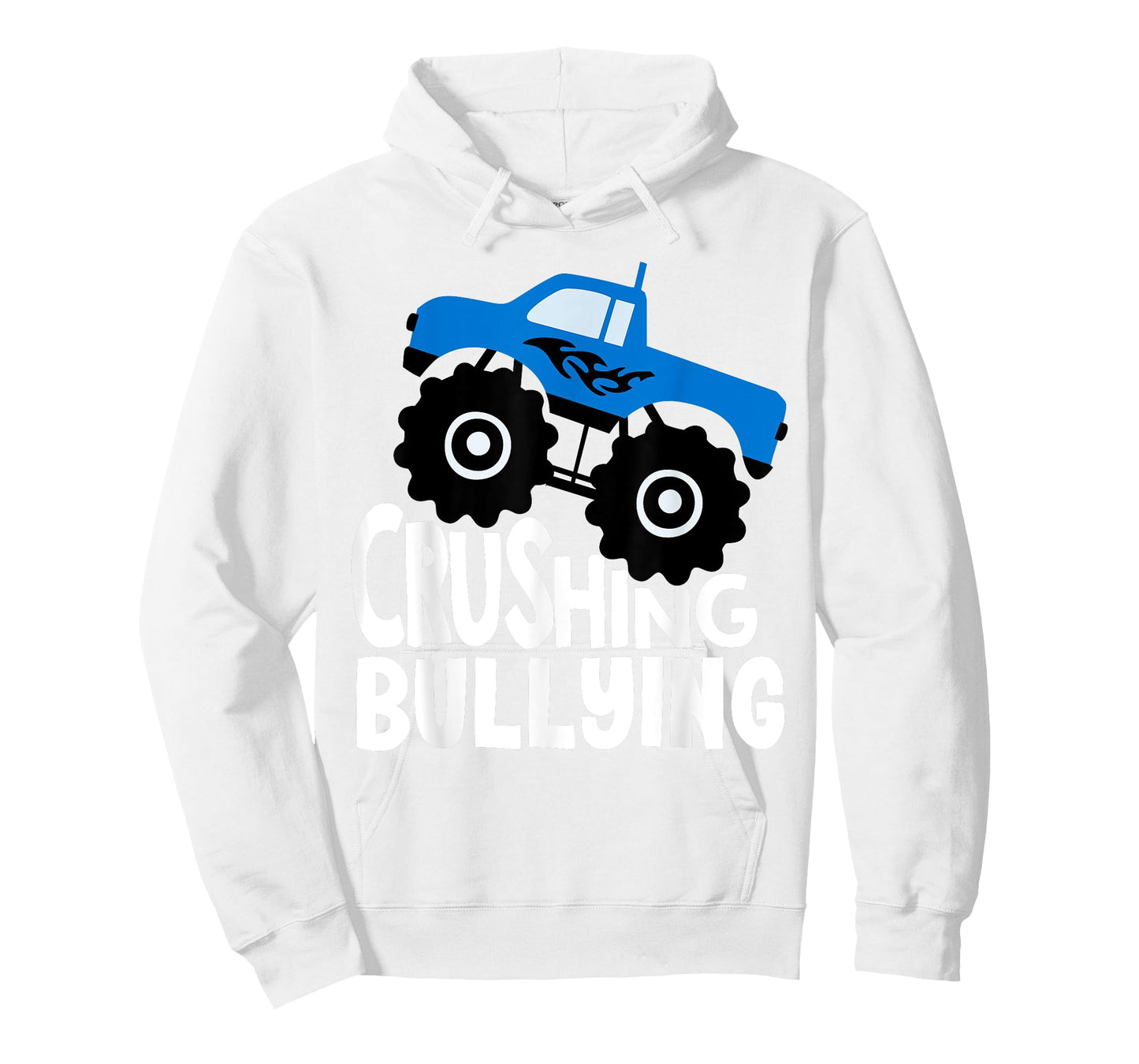 Crushing Bullying Monster Truck Kids Unity Day Orange 2023 T-Shirt