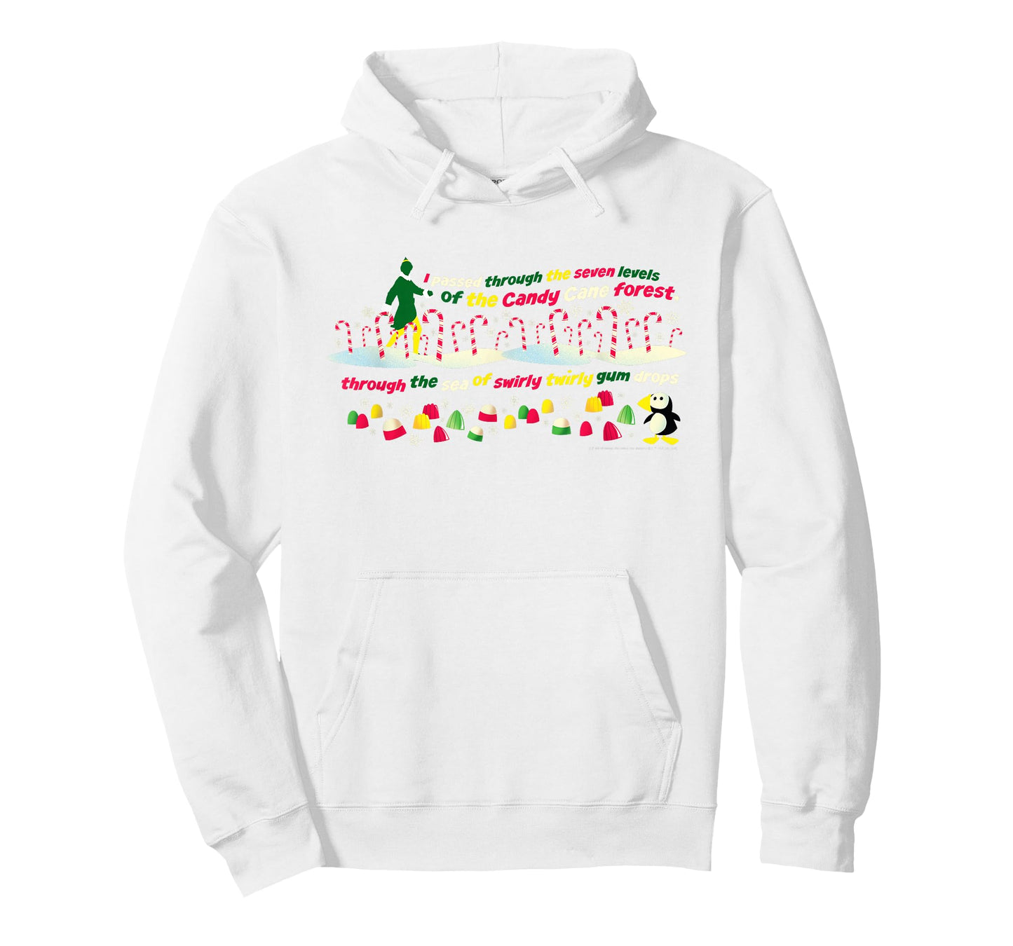 Elf Movie Candy Cane Forest T-Shirt