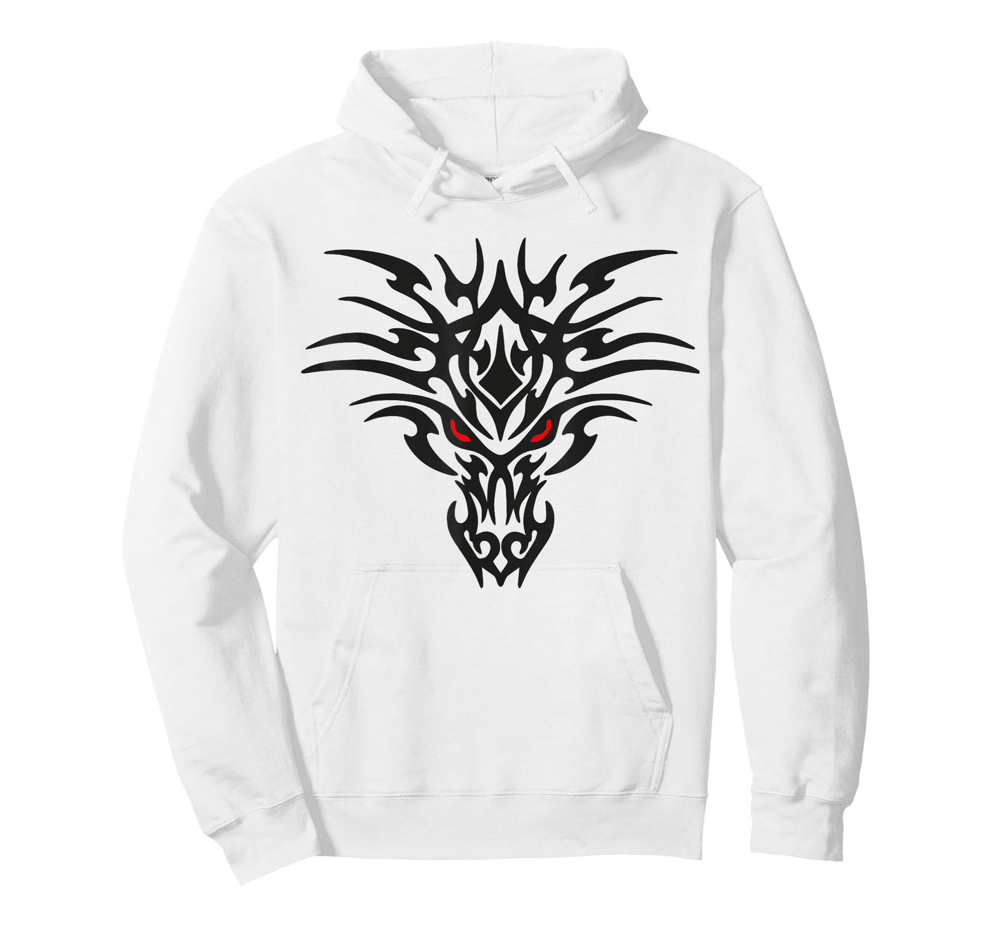 Tribal Dragon Head T Shirt Tattoo Cute Black Design Red Eyes T-Shirt