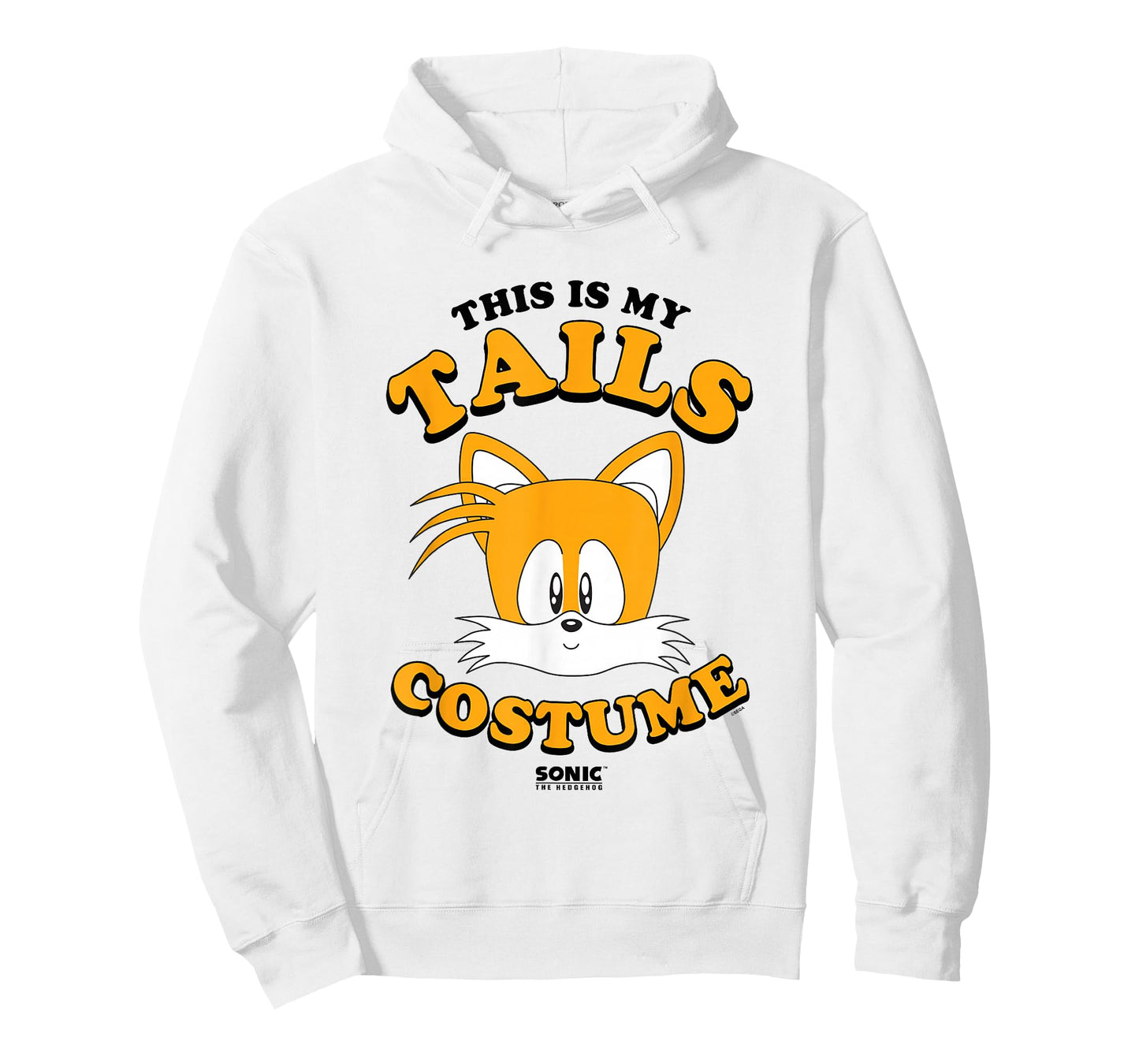 Sonic The Hedgehog Halloween This Is My Tails Retro Costume T-Shirt