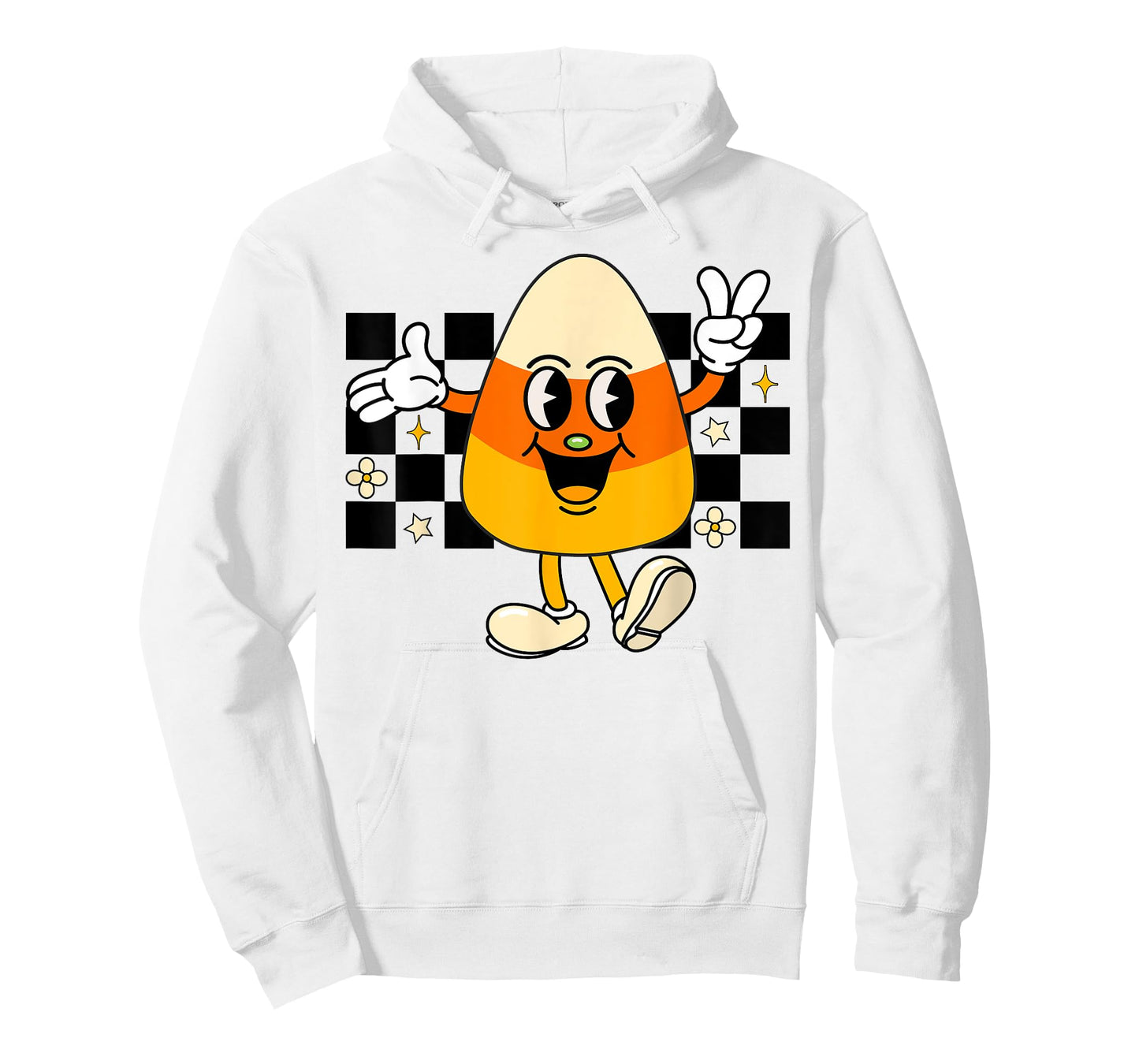 Cute Retro Halloween Candy Corn Pumpkin Costume Kids Toddler T-Shirt