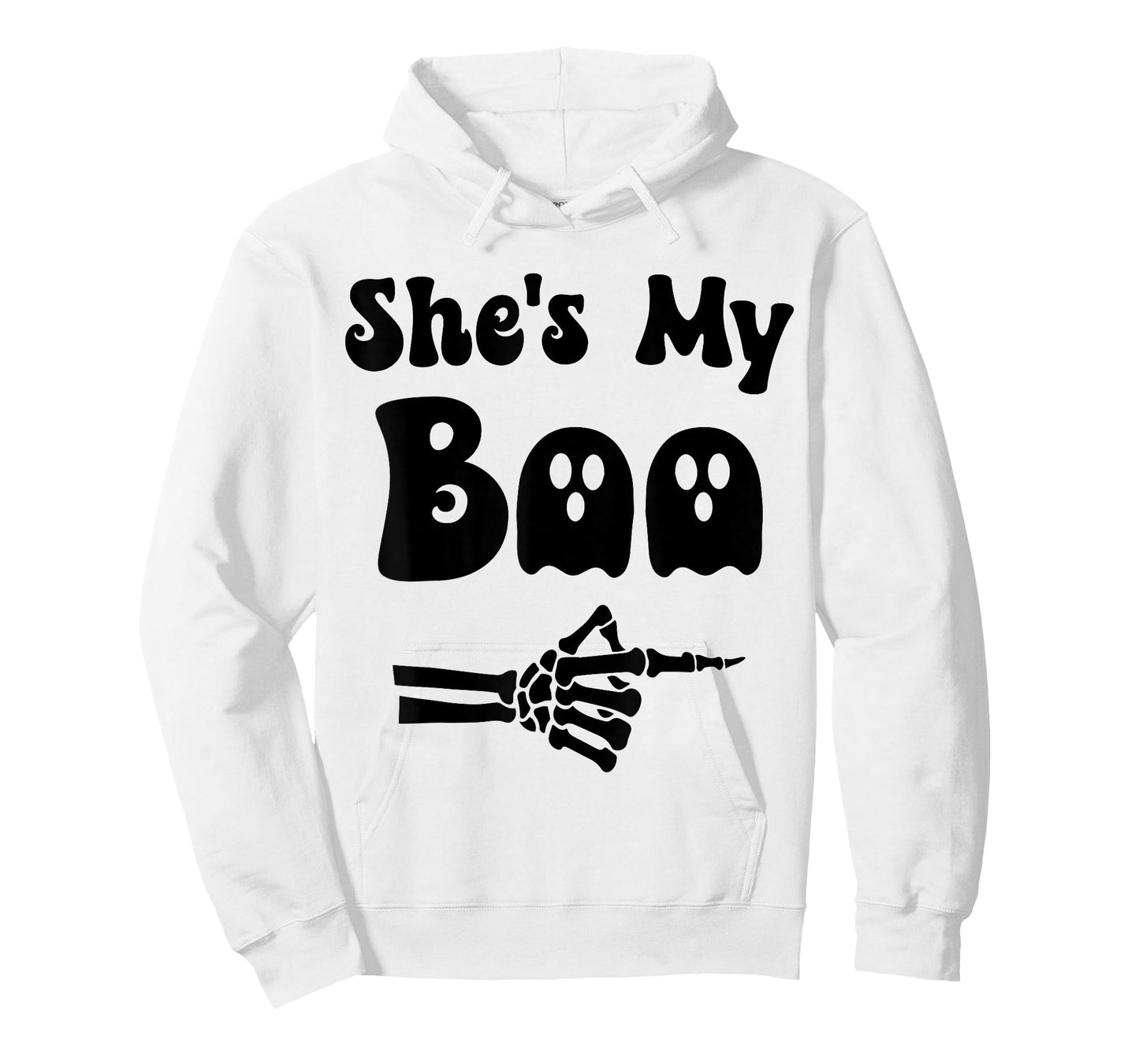 She's My Boo Matching Halloween Pajama Couples He's My Boo T-Shirt