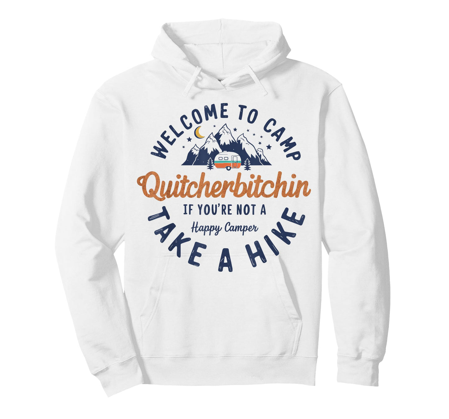 Welcome To Camp Quitcherbitchin Funny Vintage T-Shirt