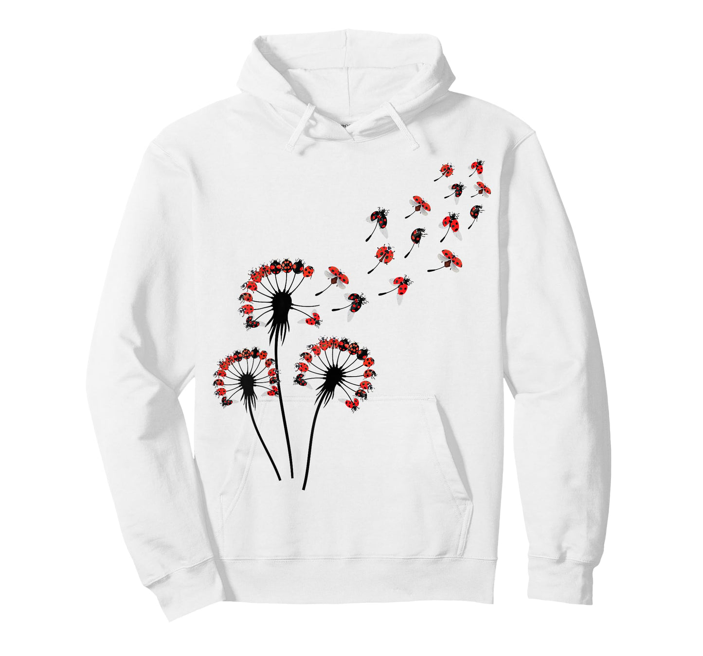 Flower Dandelion Ladybugs Shirt for Ladybug Lover | Ladybug T-Shirt