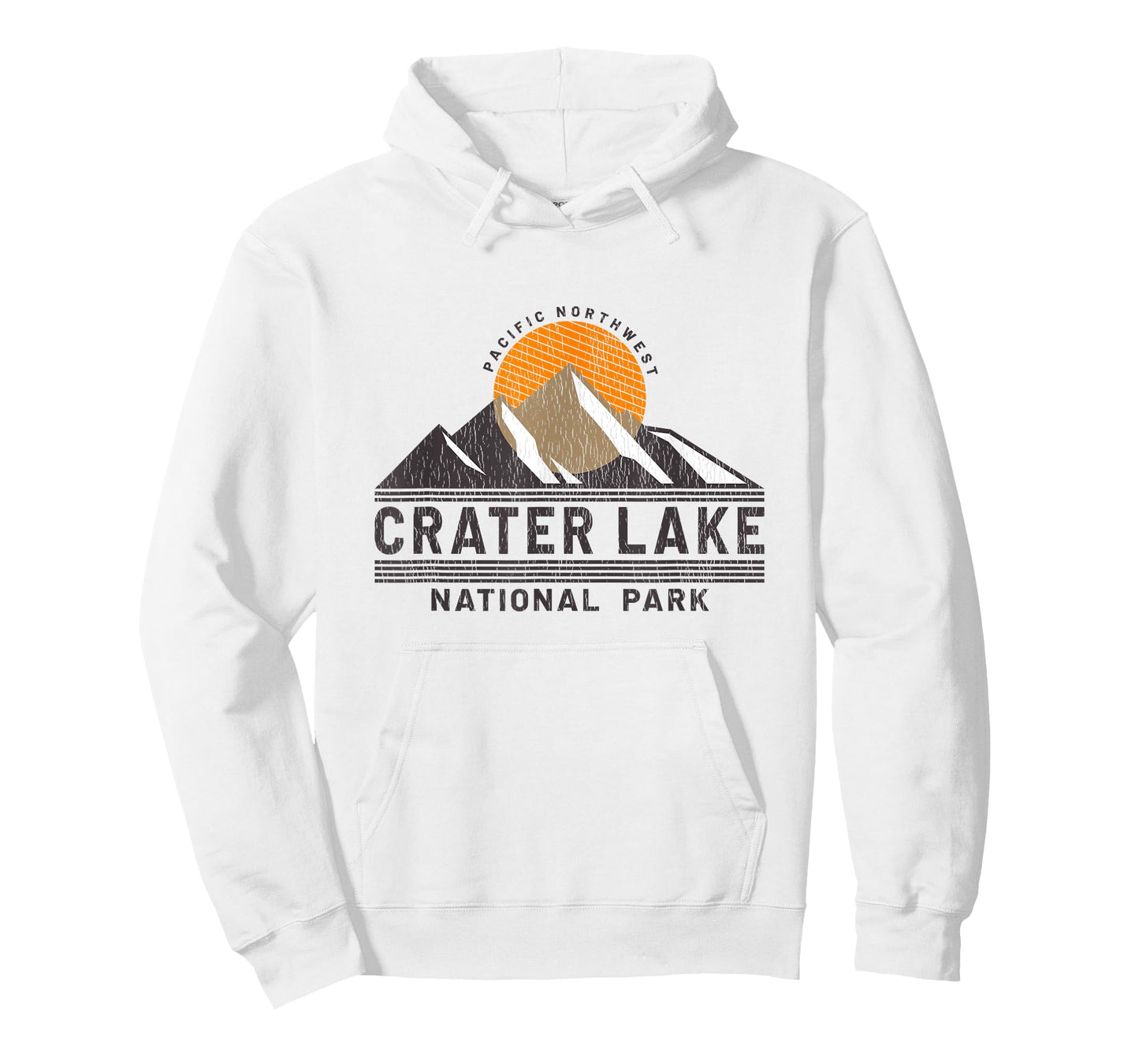 Retro Crater Lake National Park - Pacific Northwest Souvenir T-Shirt