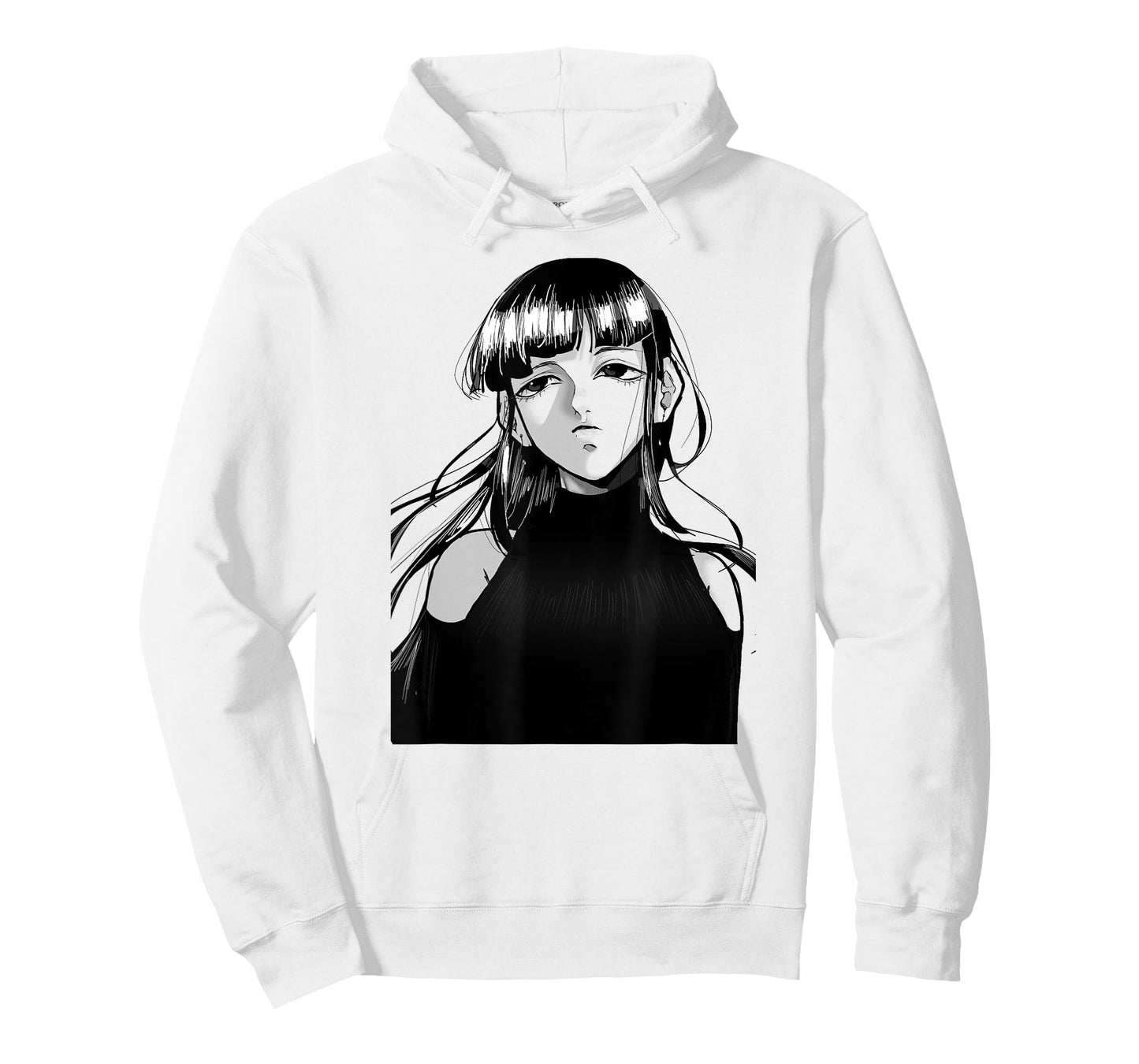 Anime Girl Illustration, Japanese Style T-Shirt