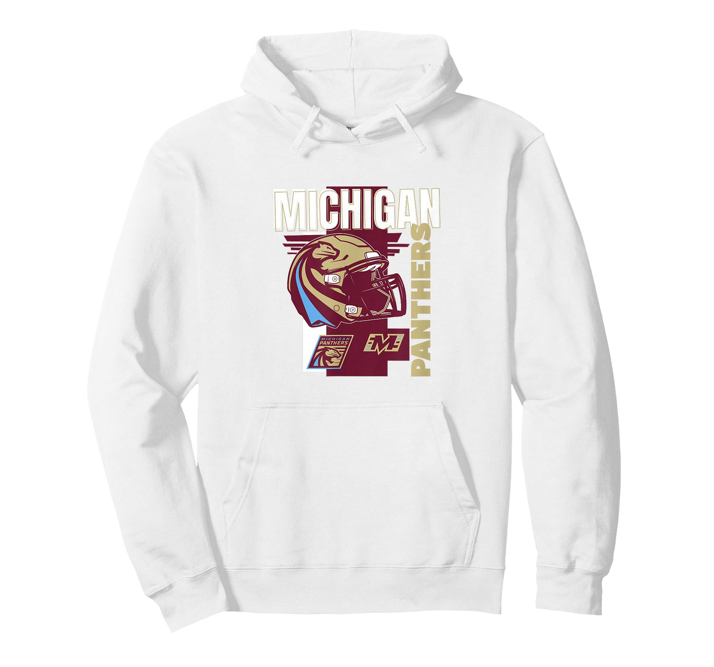 Michigan Panthers: Helmet Frame T-Shirt