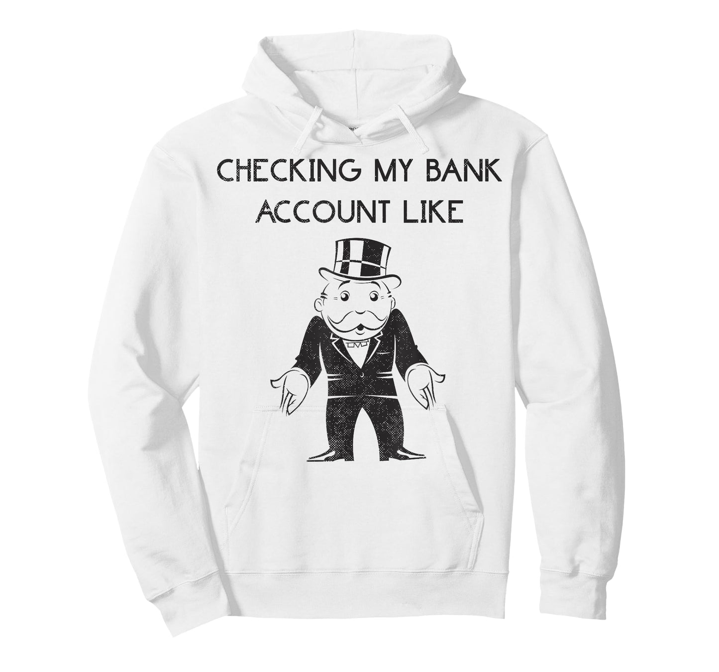 Monopoly Man Checking My Bank Account Like Logo T-Shirt