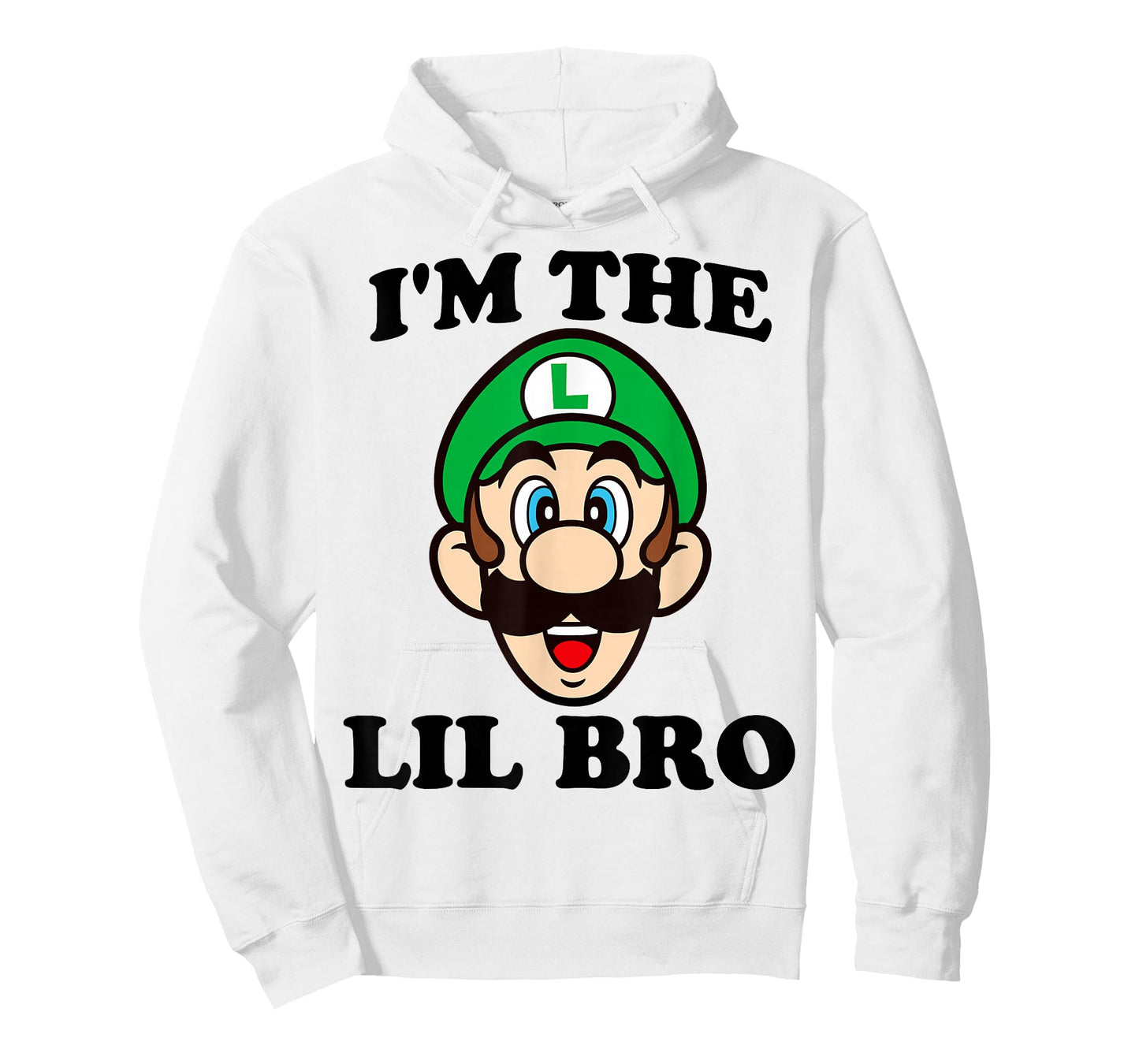 Super Mario Luigi I'm The Lil Bro Portrait T-Shirt
