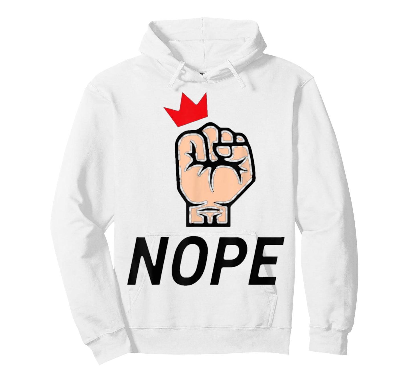 Nope, Fist & Crown, No Kings T-Shirt