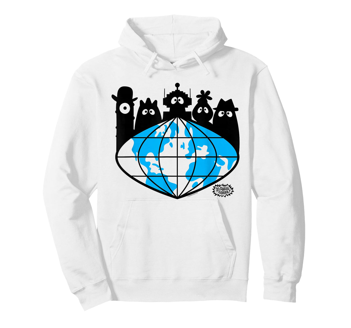 Yo Gabba Gabba! Global Logo with Silhouettes TV Show T-Shirt