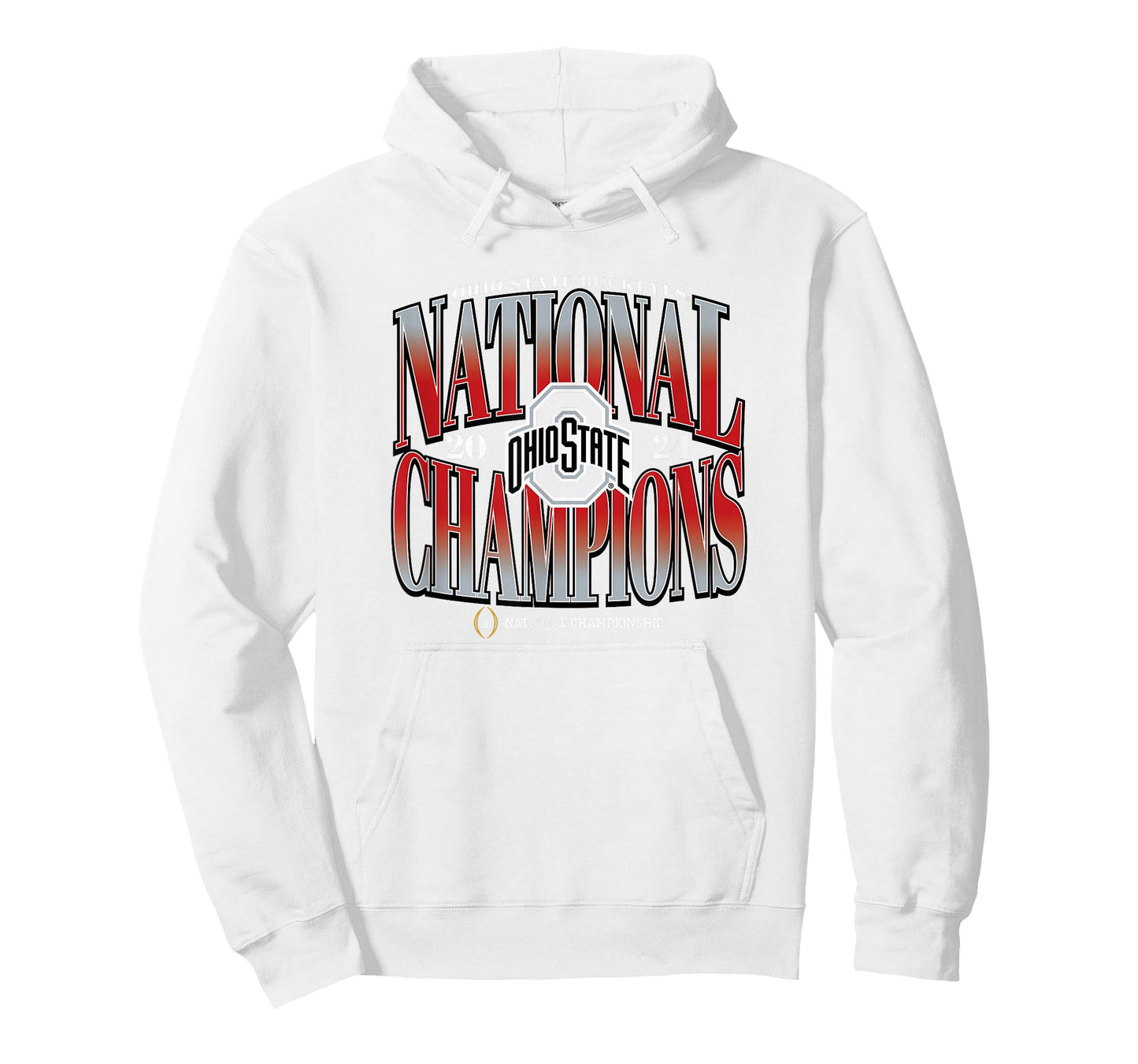 Ohio State Buckeyes National Champs 2024 CFP Strong Red T-Shirt