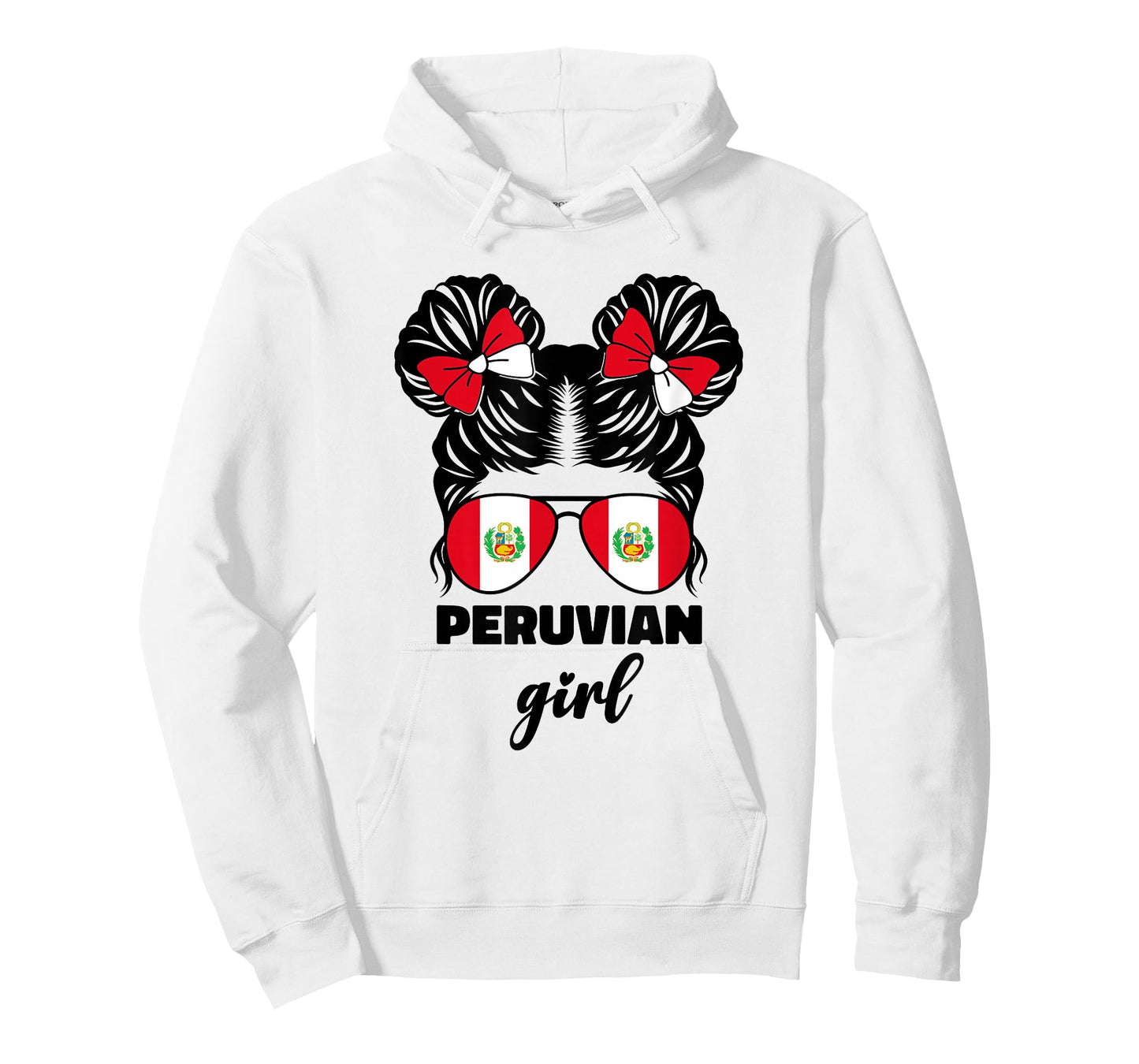 Peruvian Girl for Kids Girls Toddler Peru Flag Peruana Perú T-Shirt