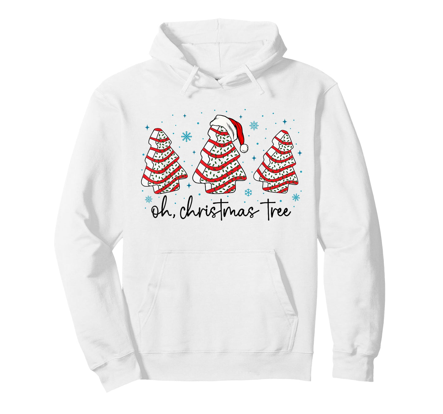 Oh Christmas Tree Cakes Debbie Becky Jen Cake Lovers Xmas T-Shirt
