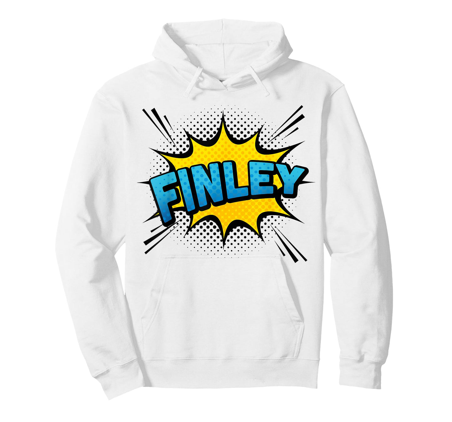 FINLEY - Boys Name Superhero Style T-Shirt