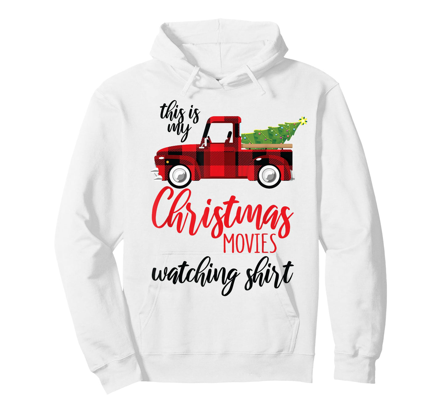 Christmas Movie Watching Shirt Xmas Movies Red Truck T-Shirt