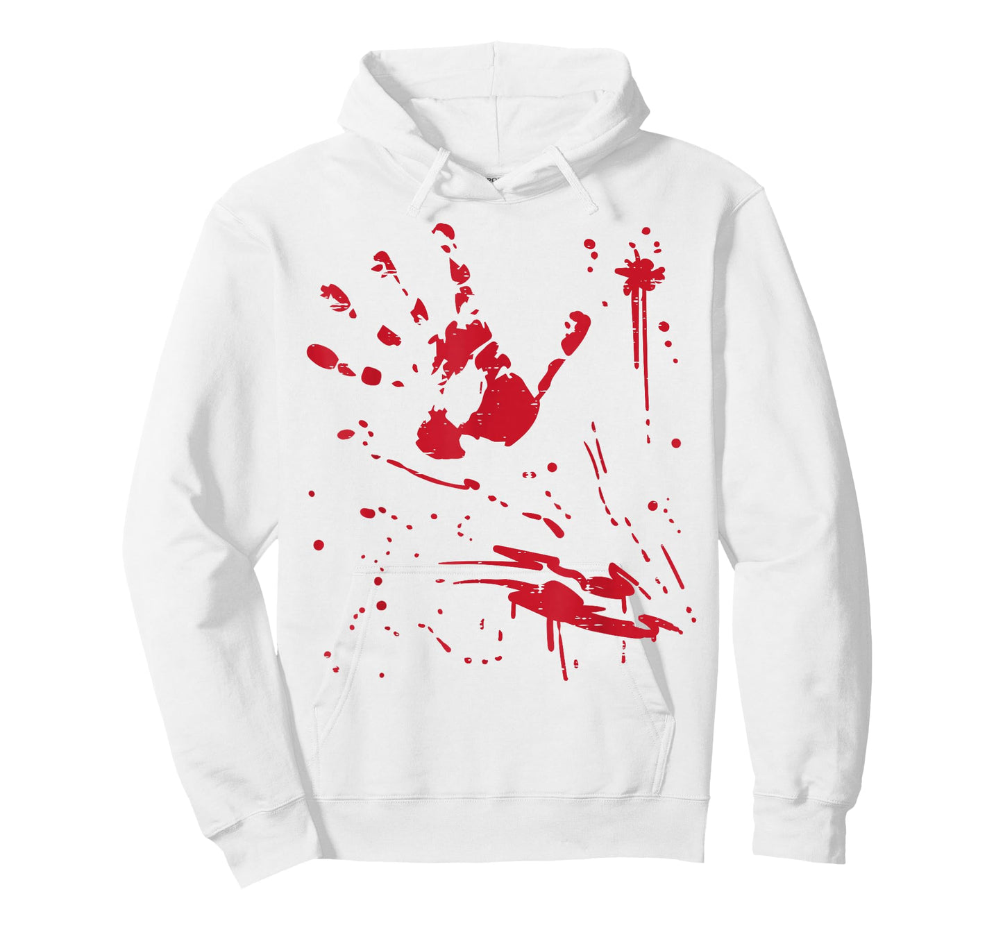 Bloody Handprint Funny Halloween Costume Men Women Kids T-Shirt