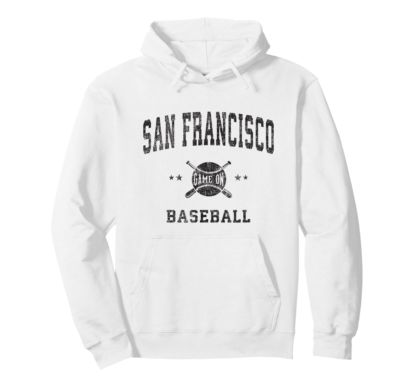 San Francisco SF Vintage Baseball Throwback Retro Design T-Shirt
