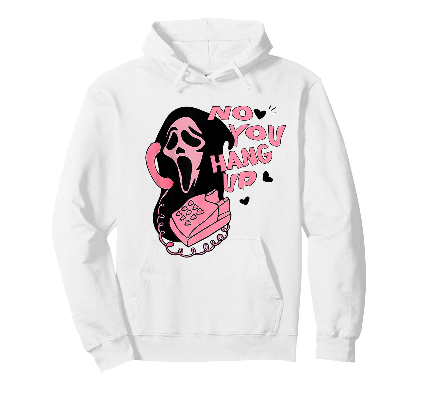 No You Hang Up Ghost Halloween Valentine Spooky Season Funny T-Shirt