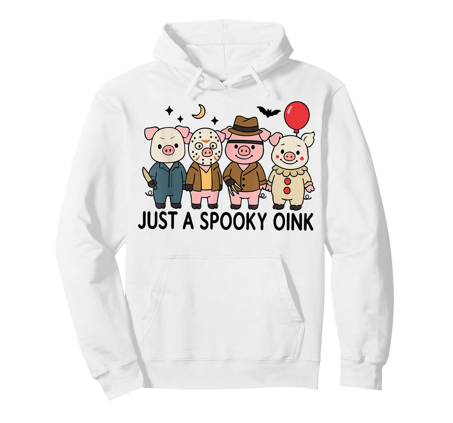 Just A Spooky Oink Funny Pig Ghost Halloween Spooky Season T-Shirt