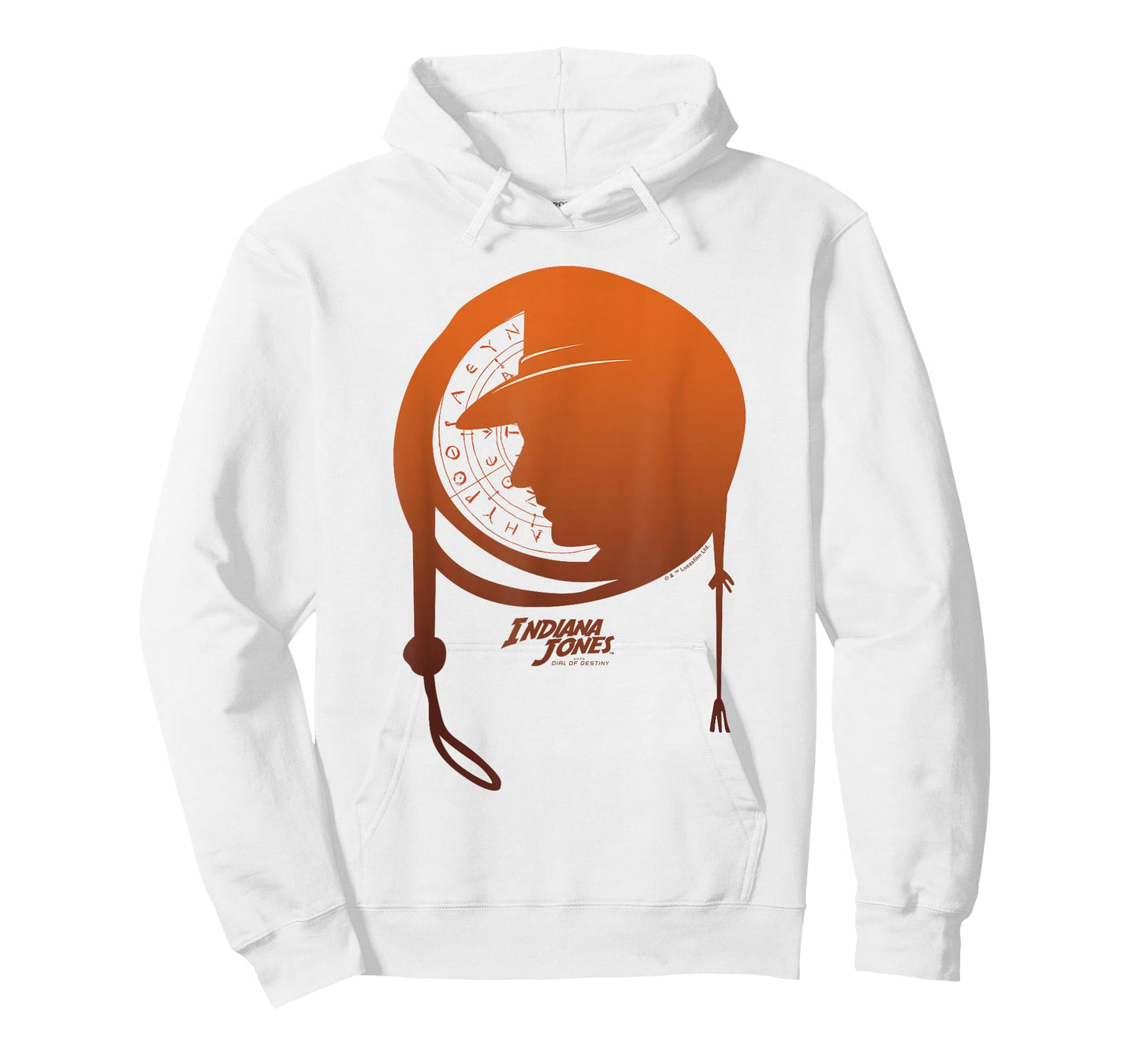 Indiana Jones and The Dial of Destiny Whip Shadow Portrait T-Shirt