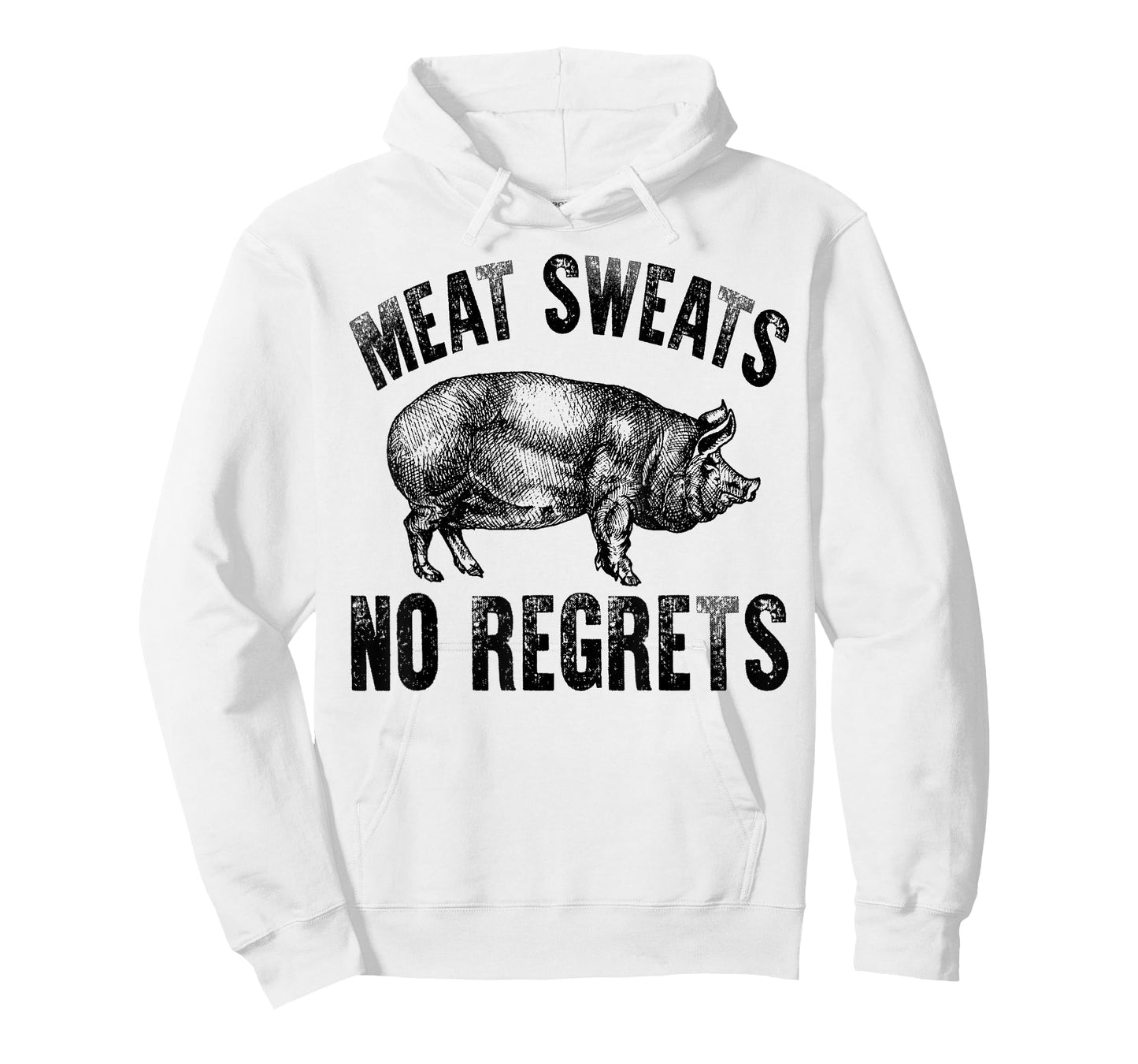 Meat Lover Carnivore Meat Sweats No Regrets Pork Fun Gift T-Shirt
