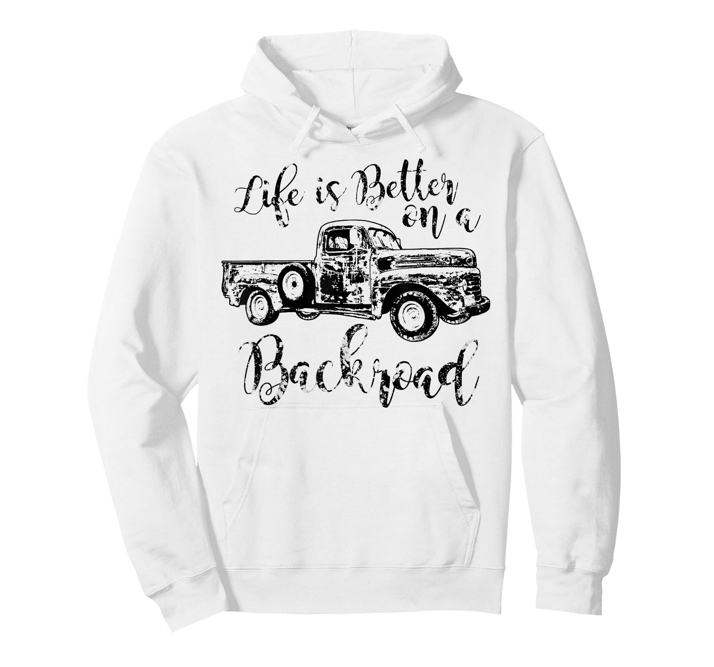 Life is better on a backroad country southern woman Vintage T-Shirt