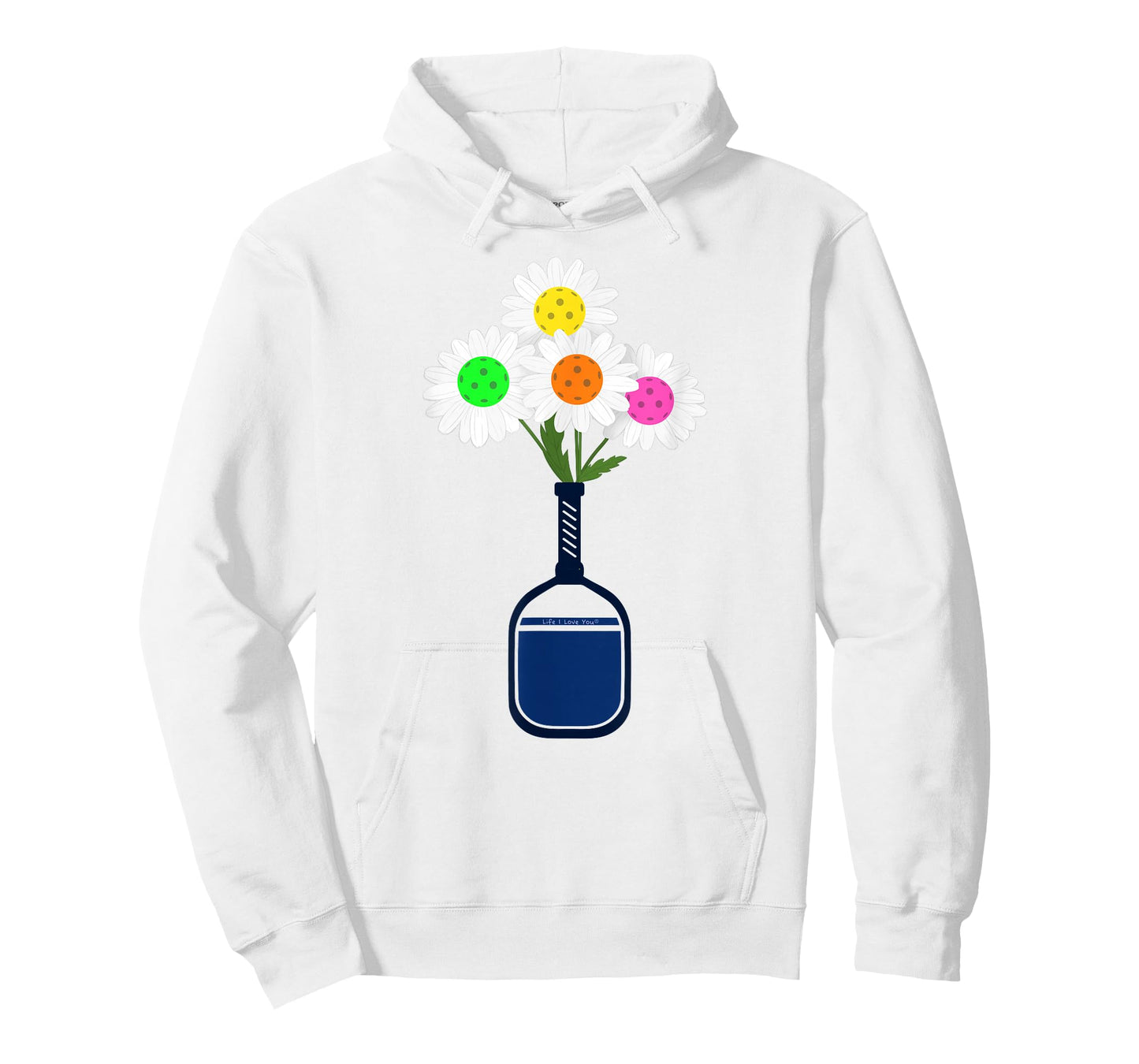 Pretty Pickleball Flowers in Paddle Vase - Pickleball T-Shirt