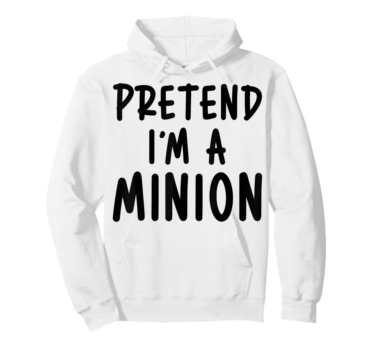 Pretend I'm Minion Costume Family Lazy Easy Halloween T-Shirt