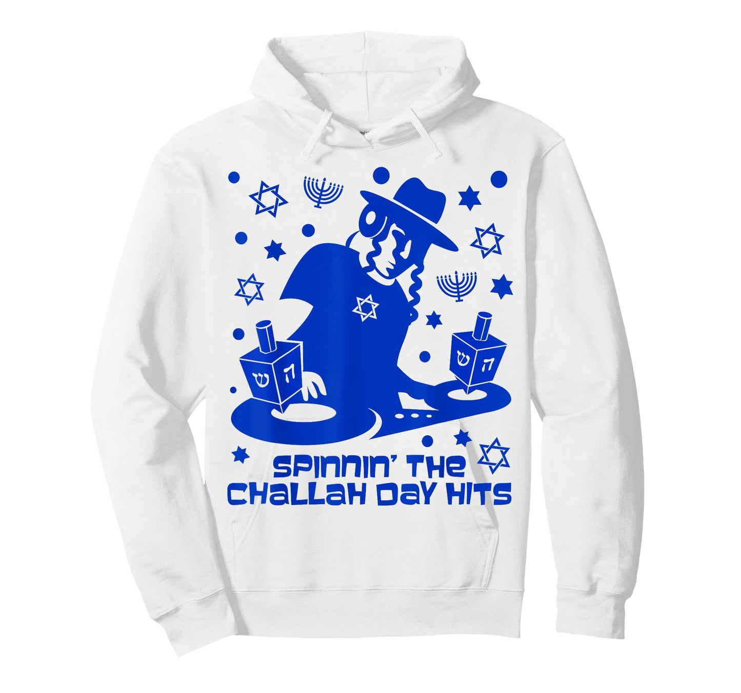 Funny Hanukkah Dreidel DJ Gift Mens Challah Day Hits T-Shirt