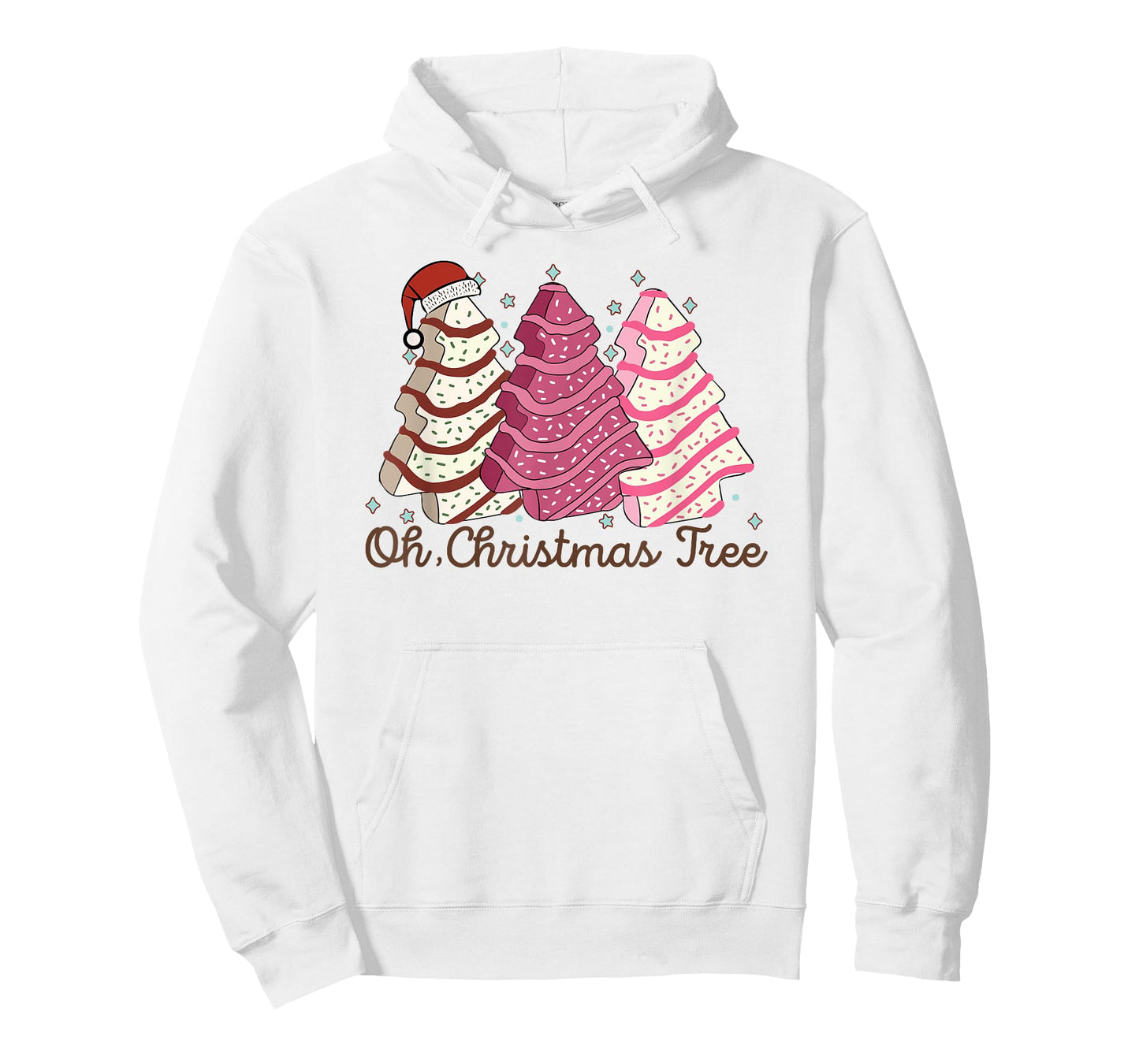 Oh Christmas Tree Cakes Funny Christmas Snack Cake Men Women T-Shirt