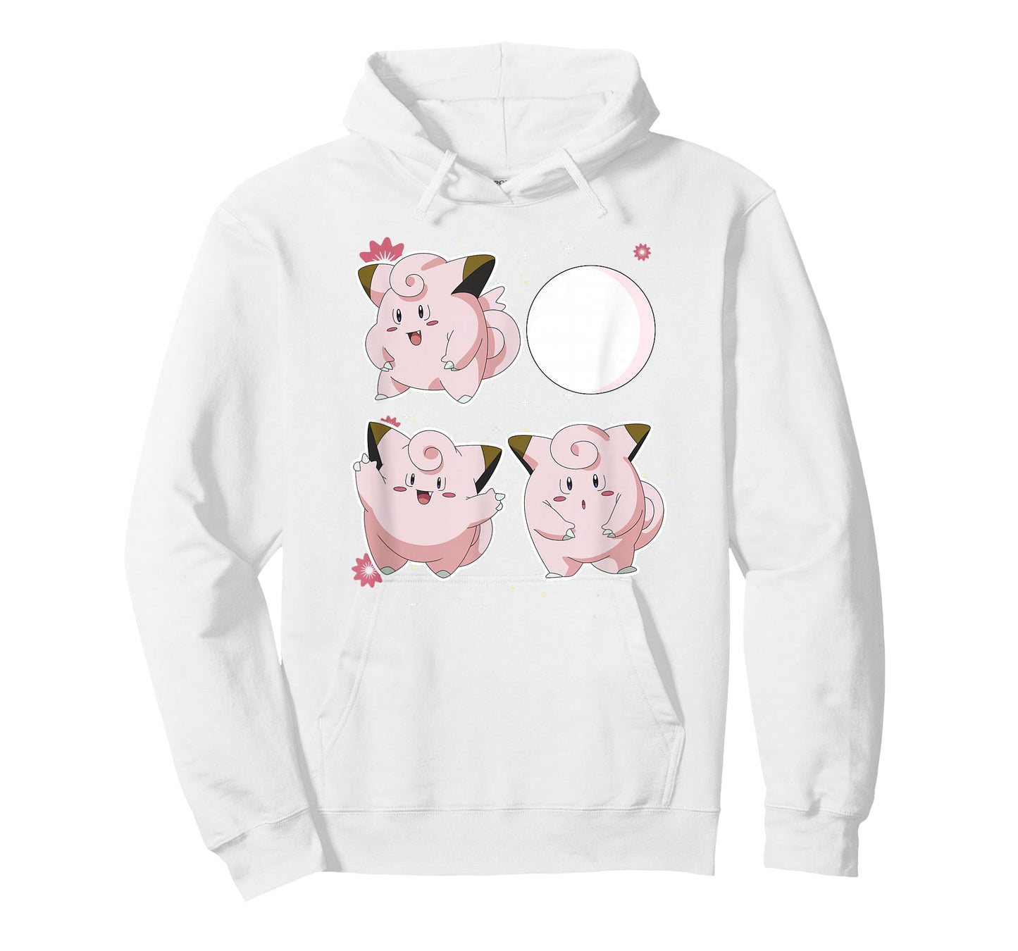 Pokémon Clefairy Moonlight Dance Cute Friends T-Shirt