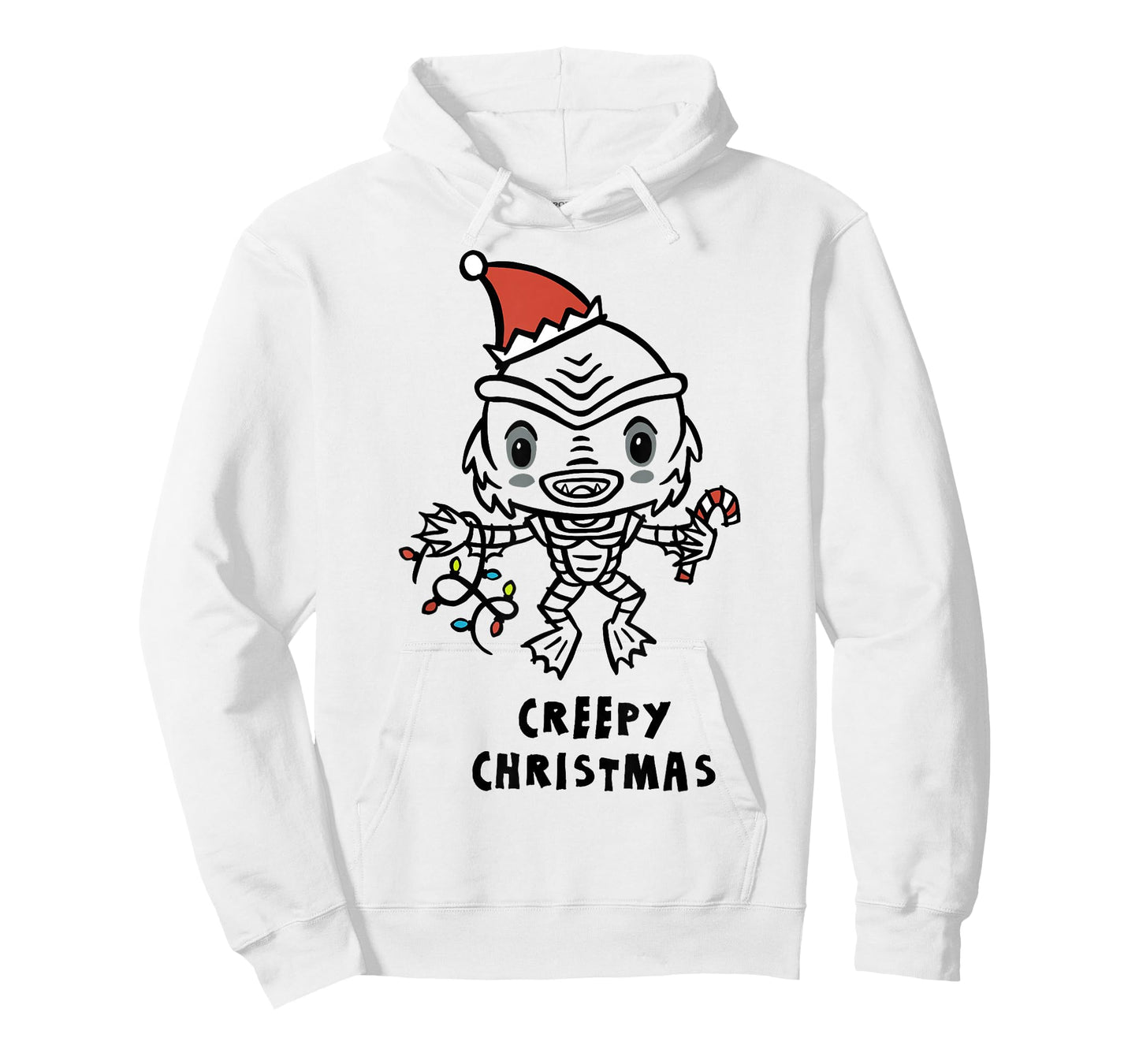 Universal Monsters Christmas Creature From The Black Lagoon T-Shirt