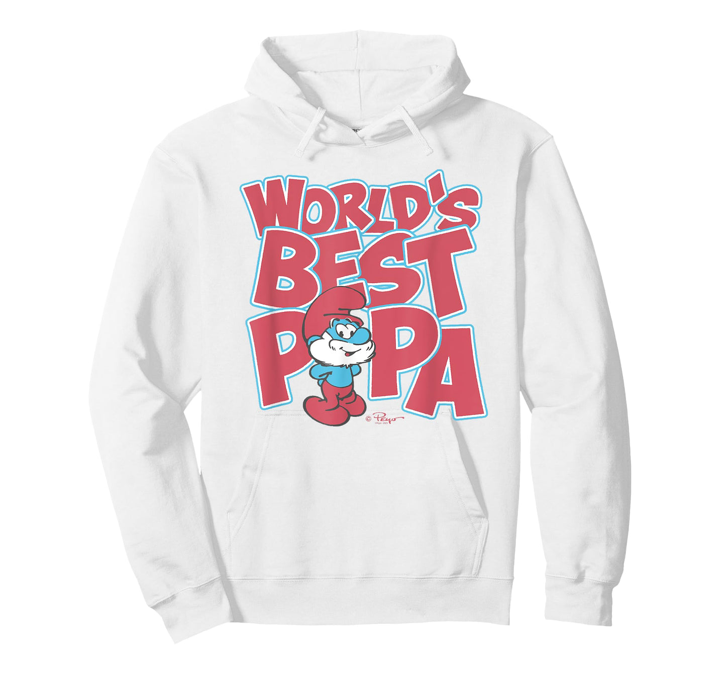 The Smurfs Proud Papa Father's Day Cartoon T-Shirt